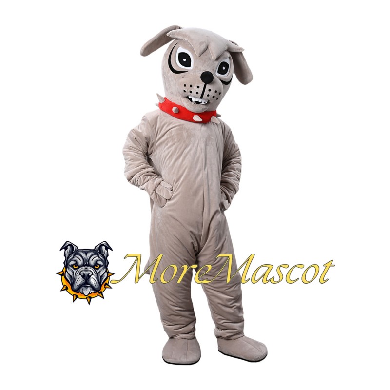 Grey Domestic Dog Mascot Costume