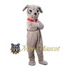 Grey Domestic Dog Mascot Costume