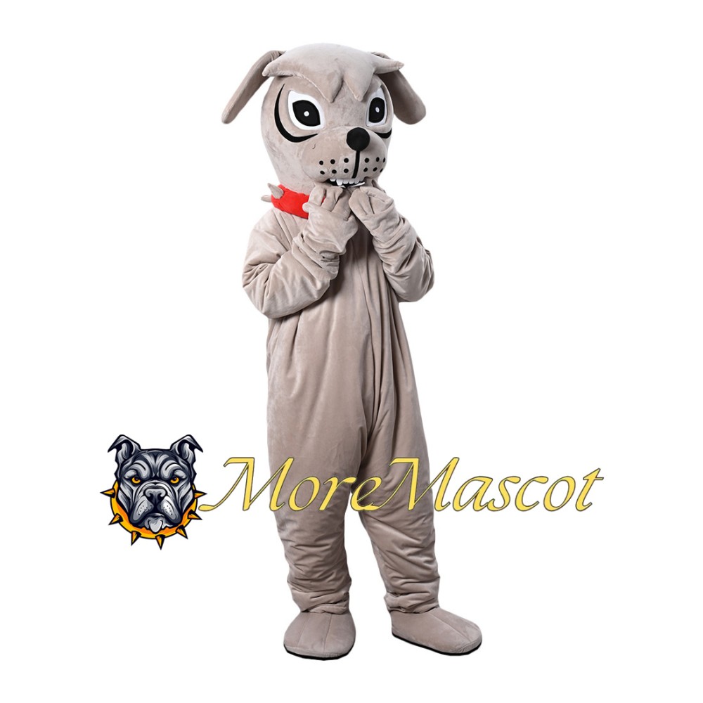 Grey Domestic Dog Mascot Costume