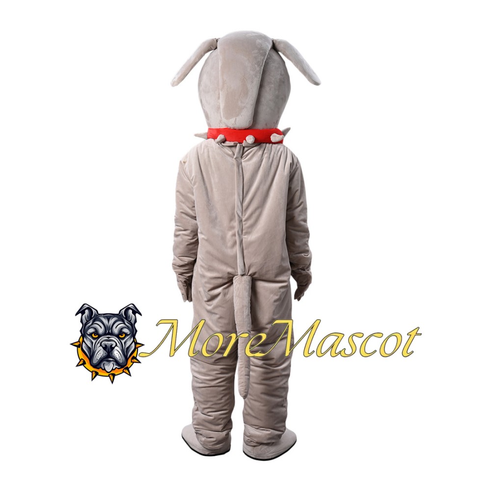 Grey Domestic Dog Mascot Costume