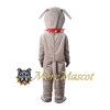 Grey Domestic Dog Mascot Costume