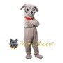 Grey Domestic Dog Mascot Costume