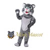 Grey Leopard Mascot Costume