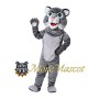 Grey Leopard Mascot Costume