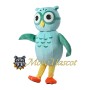 Green Owl Mascot Costume