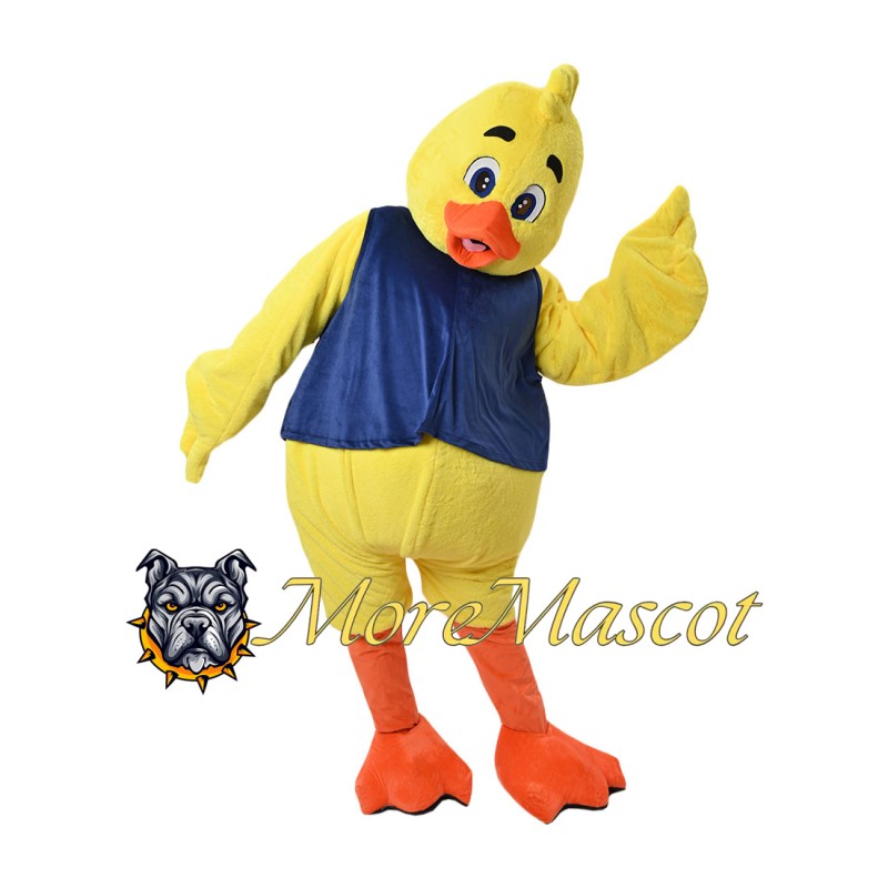 Soft Yellow Duck Mascot Costume