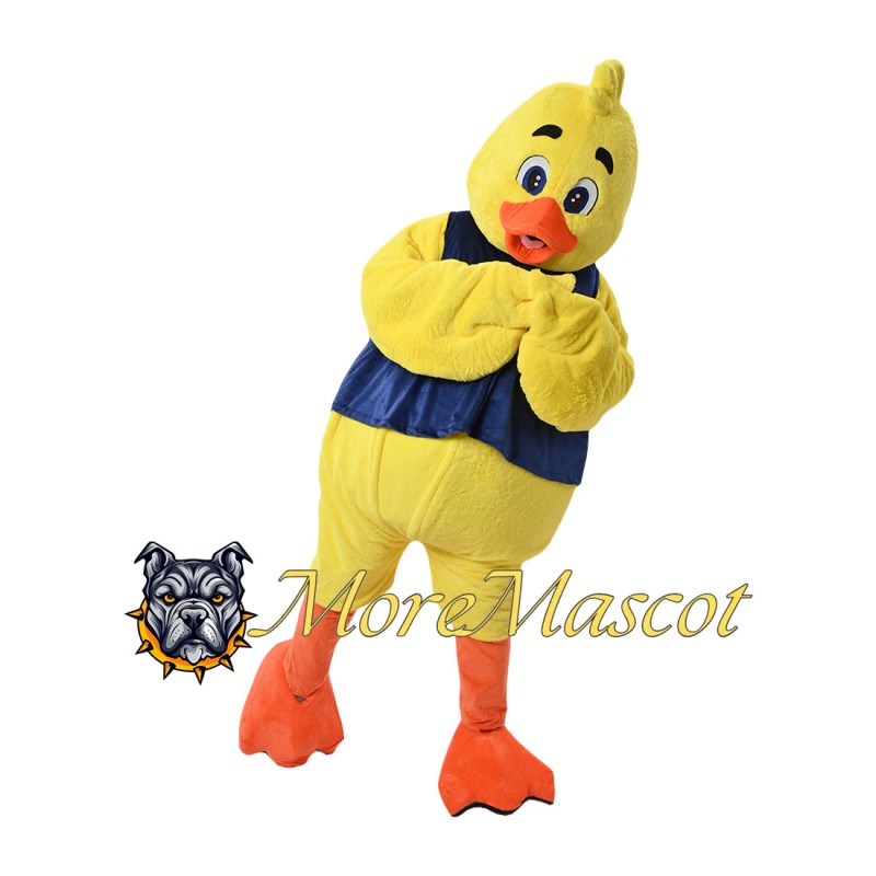 Soft Yellow Duck Mascot Costume