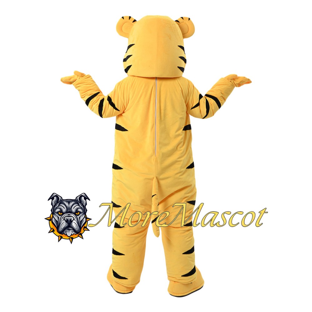 Lovely Yellow Tiger Mascot Costume