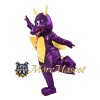 Purple Flying Dragon Mascot Costume