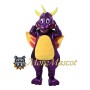 Purple Flying Dragon Mascot Costume