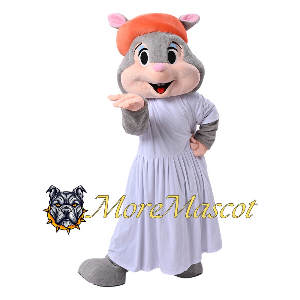 Beautiful Miss Squirrel Mascot Costume