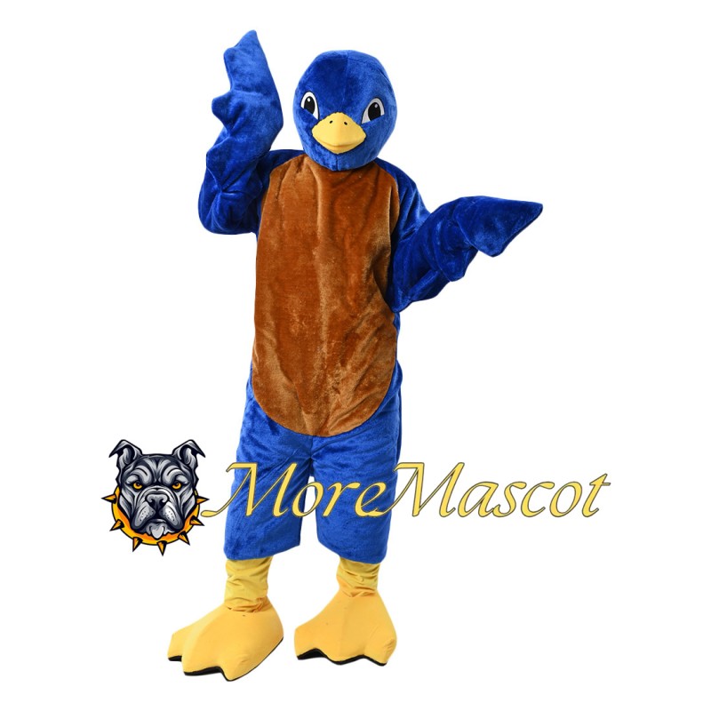 Blue Big Bird Mascot Costume