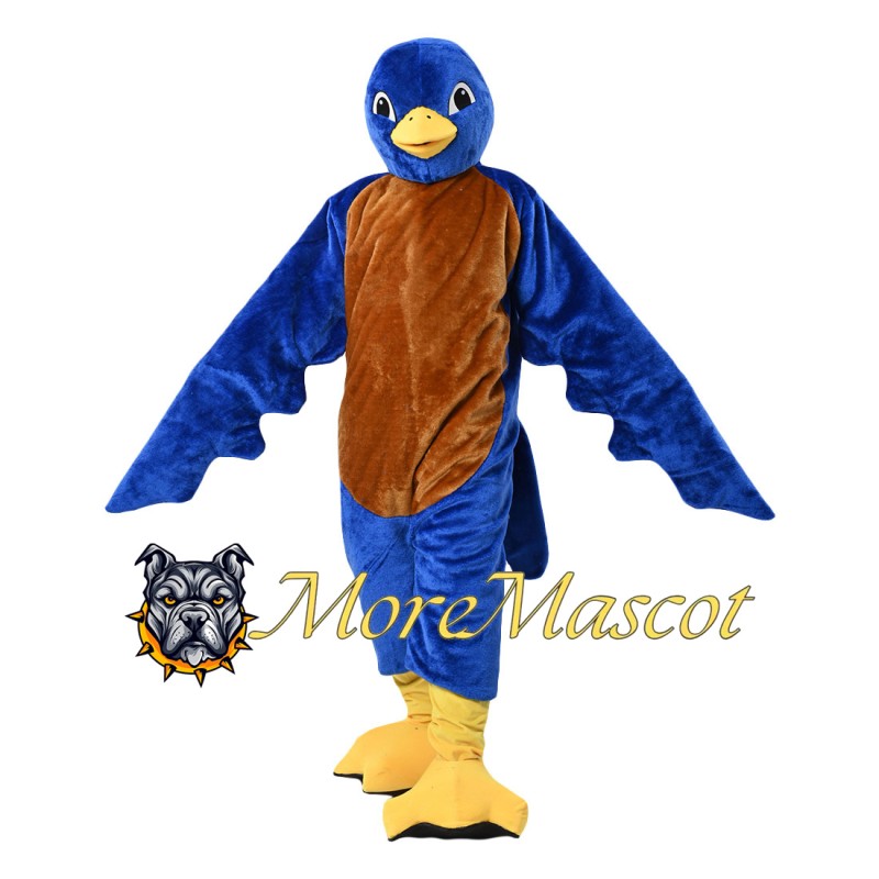 Blue Big Bird Mascot Costume