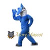Muscular Shark Mascot Costume