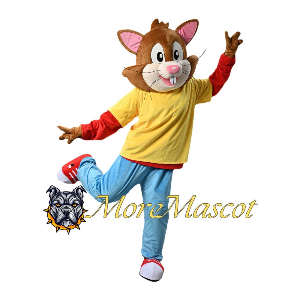 Happy Squirrel Mascot Costume