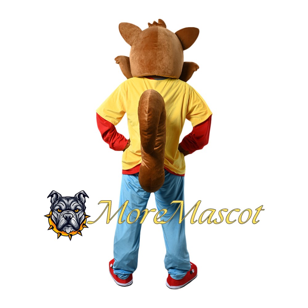 Happy Squirrel Mascot Costume