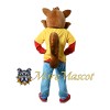 Happy Squirrel Mascot Costume