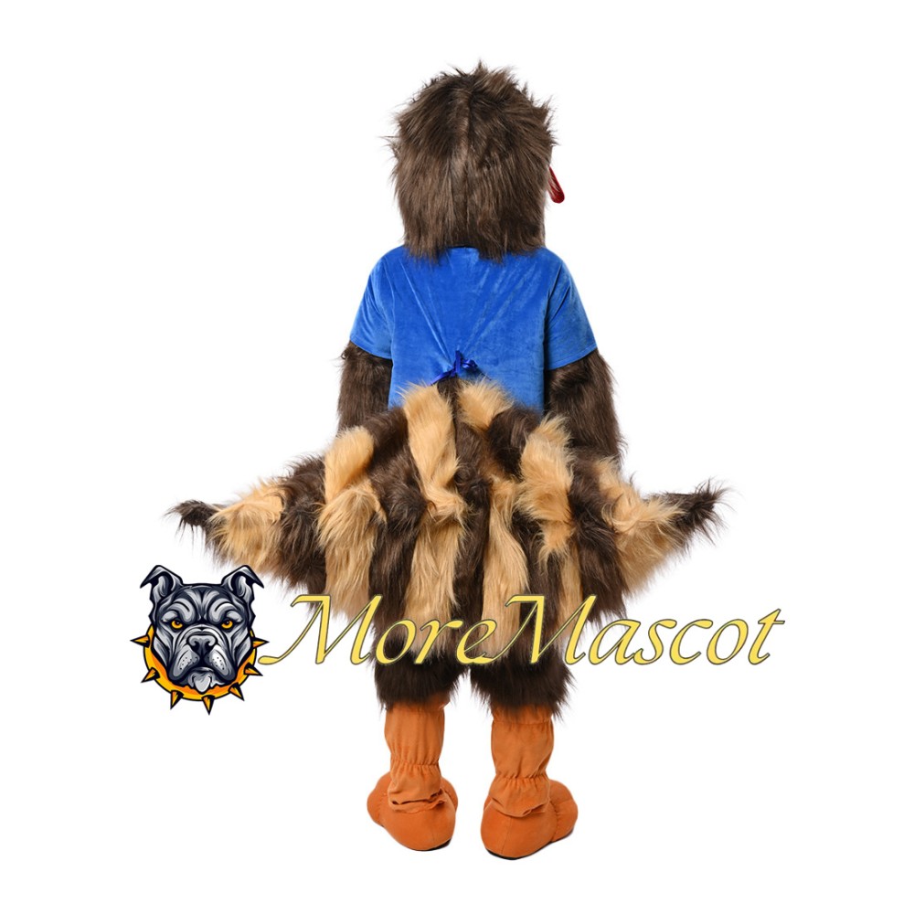 Long Fur Eagle Mascot Costume