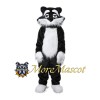 Black White Cat Mascot Costume