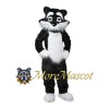 Black White Cat Mascot Costume