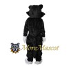 Black White Cat Mascot Costume