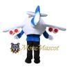 Aircraft Mascot Cartoon Costume