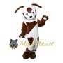 Brown White Dog Mascot Costume
