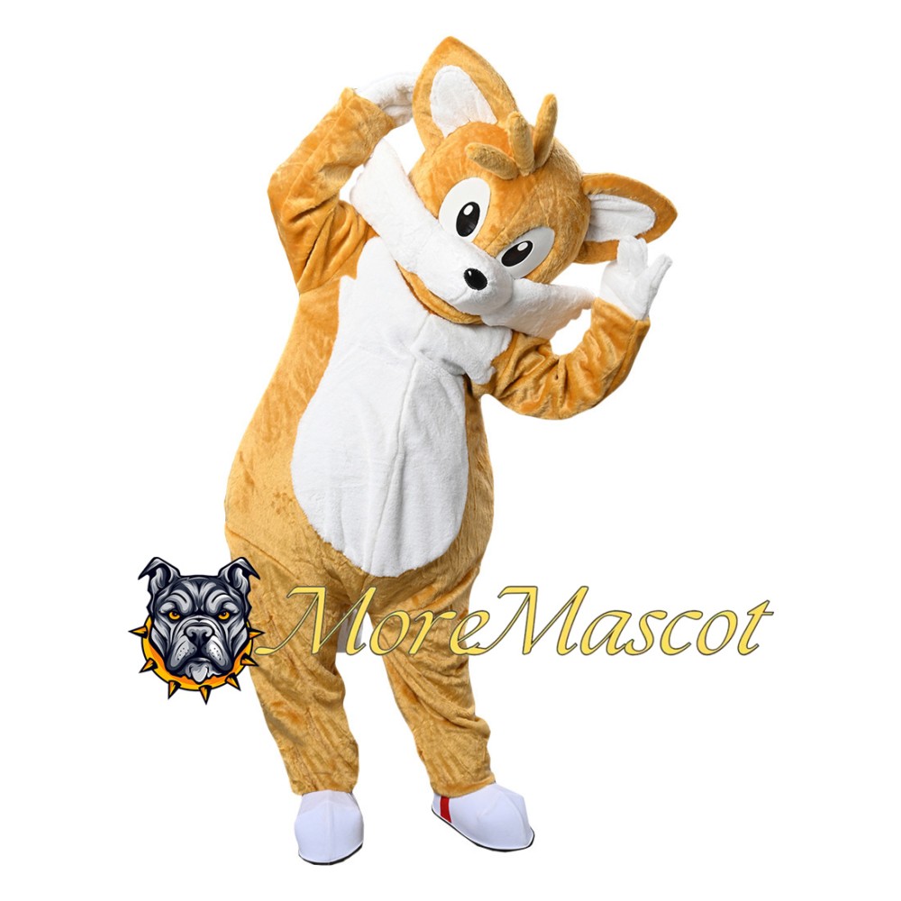 Yellow Cat Mascot Costume