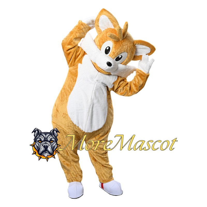 Yellow Cat Mascot Costume
