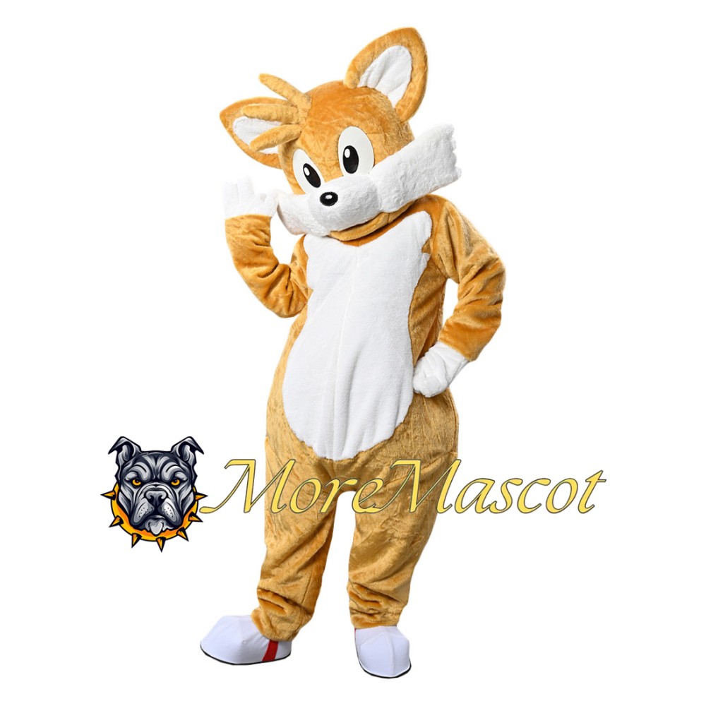 Yellow Cat Mascot Costume
