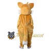 Yellow Cat Mascot Costume