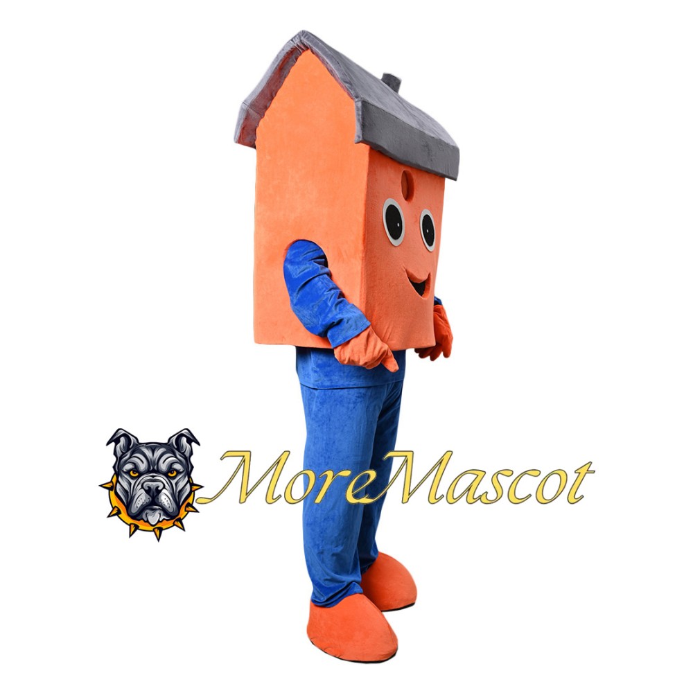 Orange House Mascot Costume
