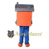 Orange House Mascot Costume