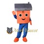 Orange House Mascot Costume