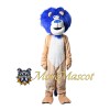 Lion With Blue Hair Mascot Costume