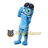 Blue Frog Mascot Costume