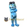 Blue Frog Mascot Costume