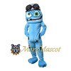 Blue Frog Mascot Costume