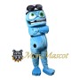 Blue Frog Mascot Costume