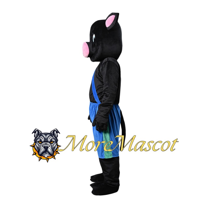 Black Pig Mascot Costume