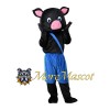 Black Pig Mascot Costume