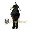 Yellow Black Shark Mascot Costume