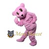 Pink Bear Mascot Costume