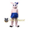 Pink Pig Mascot Costume