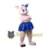Pink Pig Mascot Costume