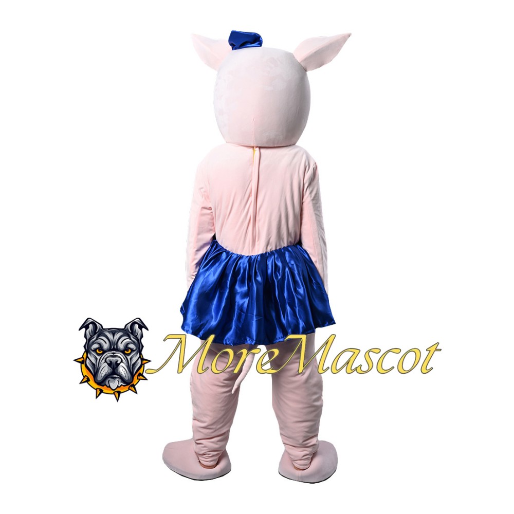Pink Pig Mascot Costume