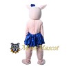 Pink Pig Mascot Costume