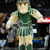 Green Warrior Mascot Costume