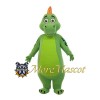 Green Dragon Mascot Costume