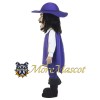 Purple Knight Mascot Costume